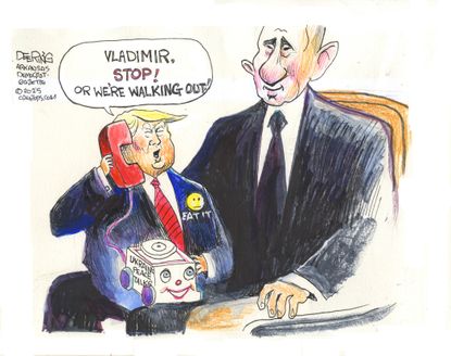 Political cartoon