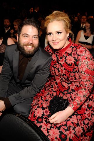 Adele and Simon Konecki attend the 55th Annual GRAMMY Awards at STAPLES Center on February 10, 2013