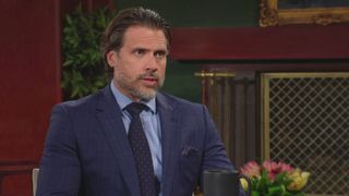 Joshua Morrow as Nick in a suit in The Young and the Restless