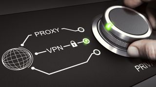 Proxy vs VPN button