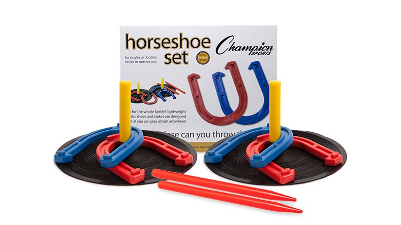 Champion Sports indoor/outdoor horseshoe set