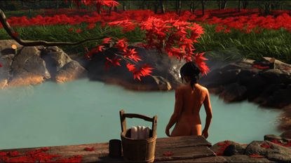 Ghost of Yotei hot springs