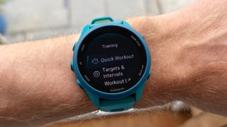 Garmin Forerunner 170 Quick Workout
