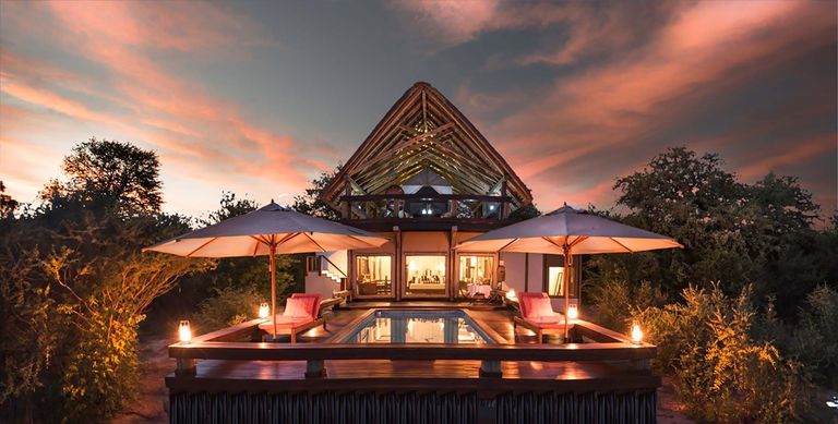 Pool suite in Feline Fields Lodge Botswana