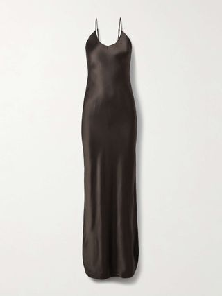 Cami Silk-Satin Gown