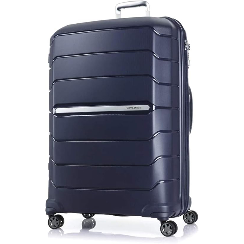 Samsonite navy suitcase