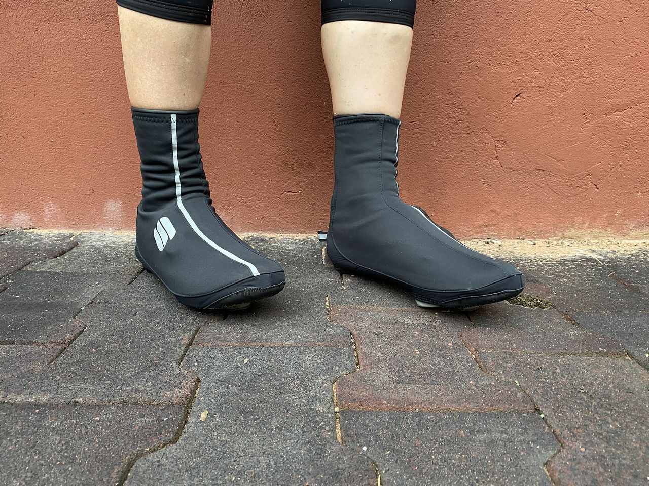 Neoprene trim around sole