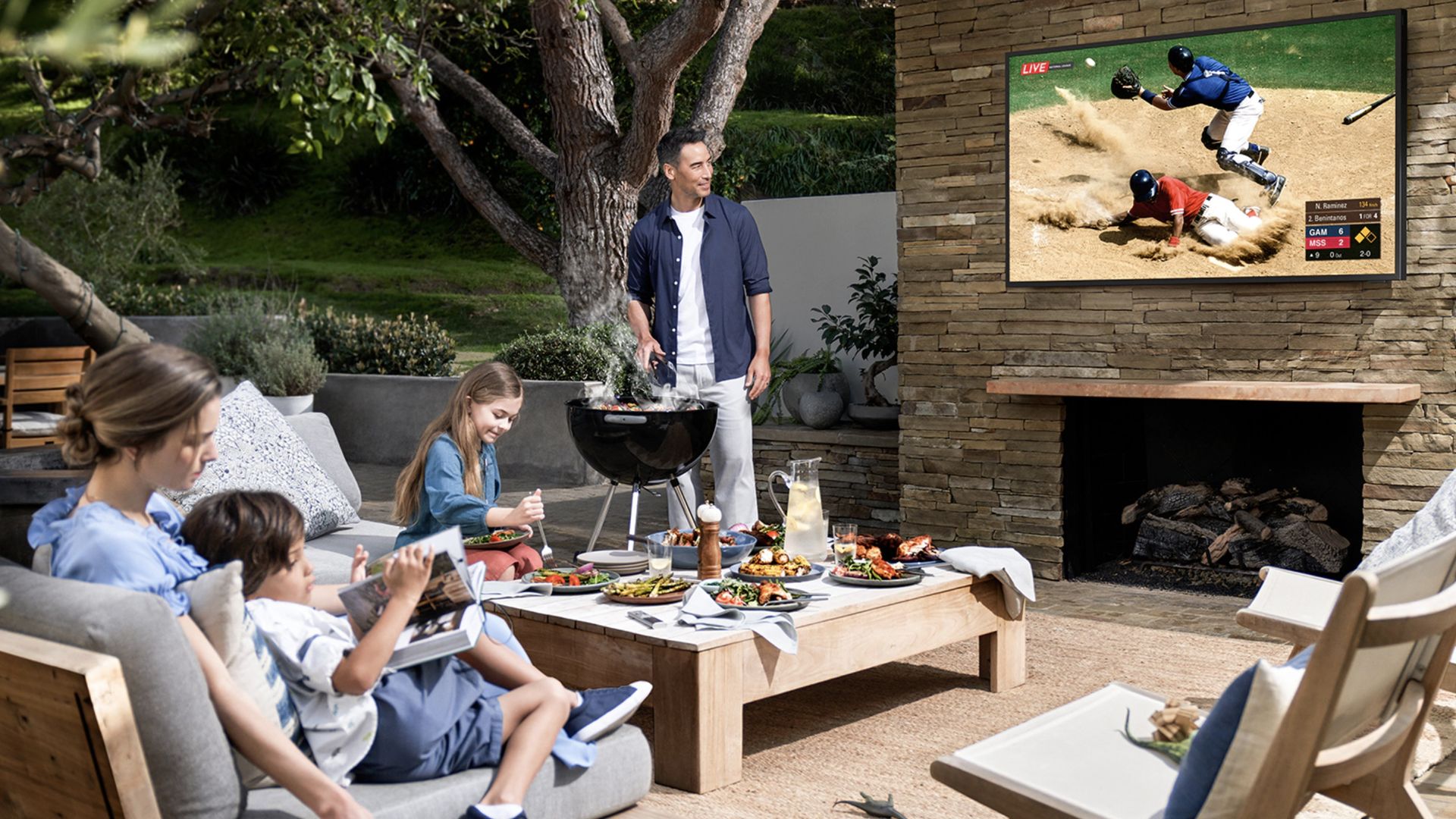Outdoor TV vs outdoor projector which should you choose? TechRadar