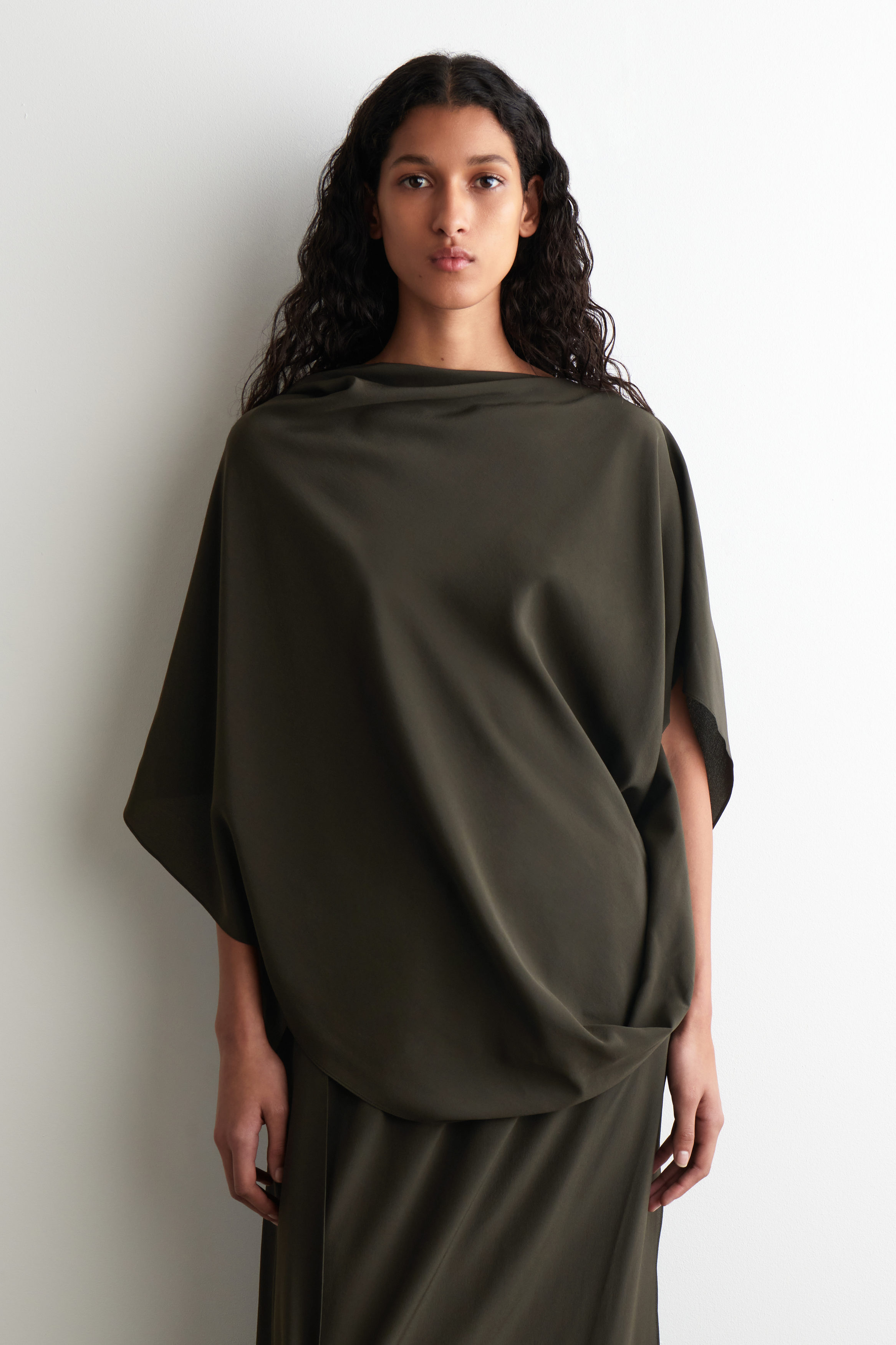 Hooded Silk Top