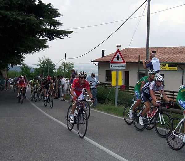 The hot humid conditions made things difficult for the riders.