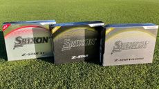 The range of the Srixon Z-Star golf balls
