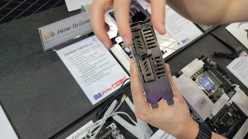 MSI's M.2 add-in card looks like a GPU, sports two hot-swap PCIe Gen 5 ...