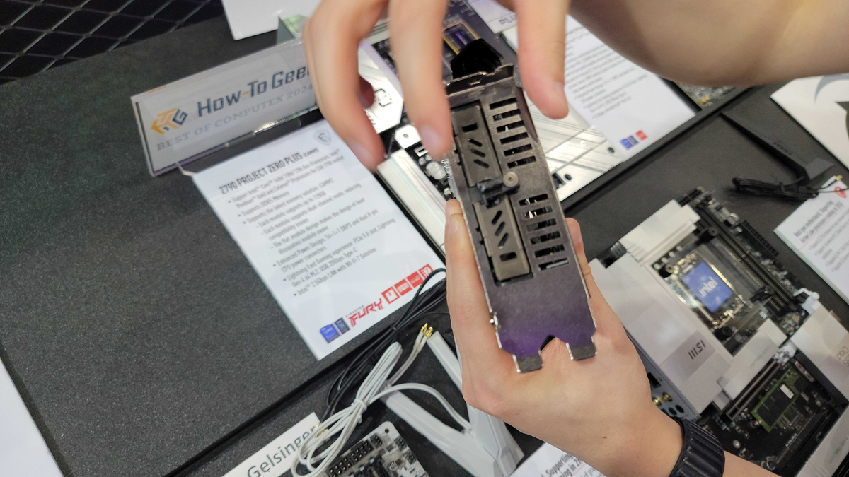 MSI's M.2 add-in card looks like a GPU, sports two hot-swap PCIe