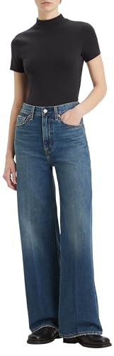 Levi's Women's Ribcage Wide Leg Jeans, Polar Perimiter, 30w X 32l