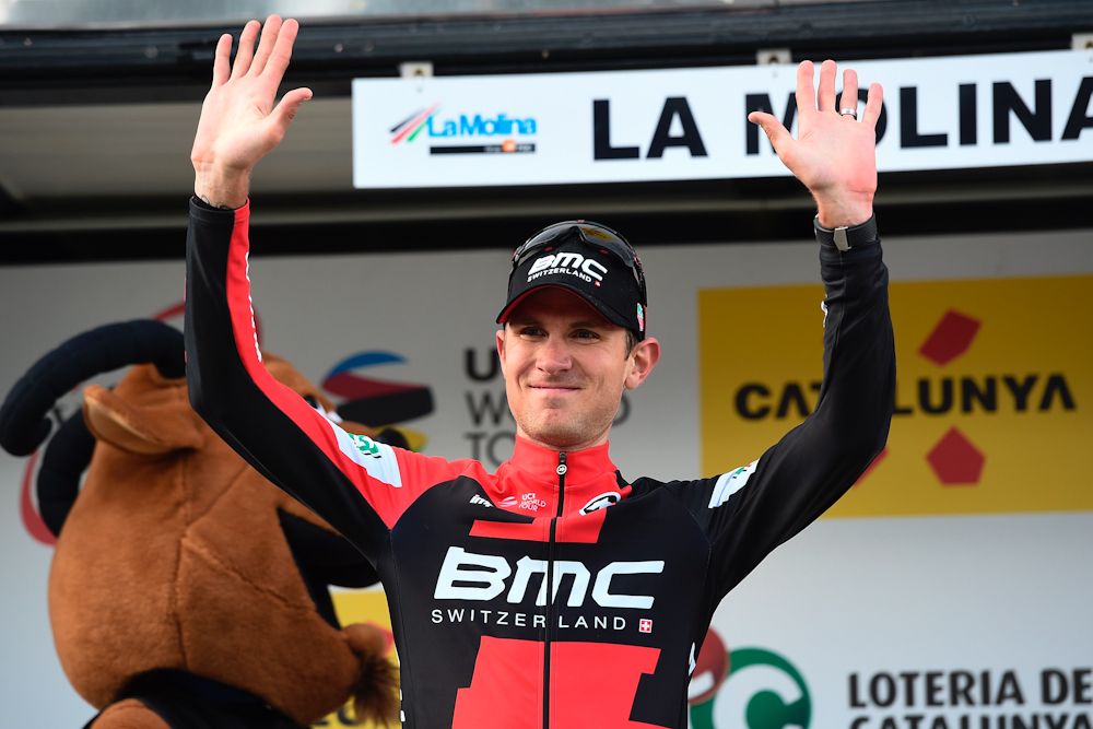 Tejay van Garderen on the Catalunya podium