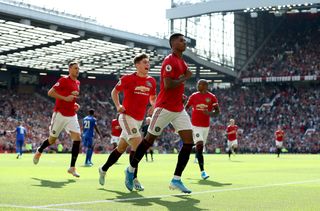 Manchester United’s line-up mixed youth with experience