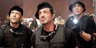 The Expendables Jason Statham Sylvester Stallone Randy Couture