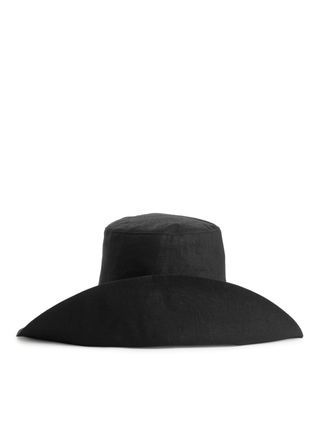 Linen Hat - Black - Arket Gb