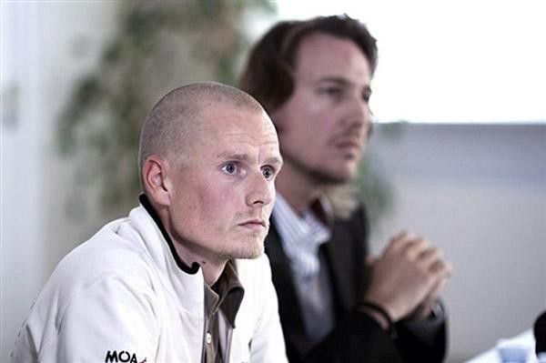 Michael Rasmussen at his press conference