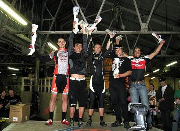 Elite men's podium