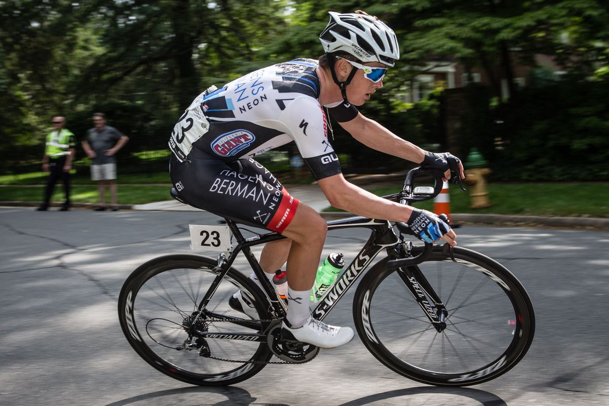Greg Daniel (Axeon Hagens Berman) on the attack