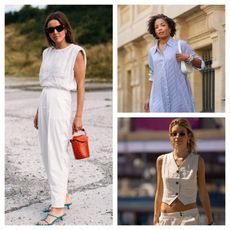 women wearing linen clothes