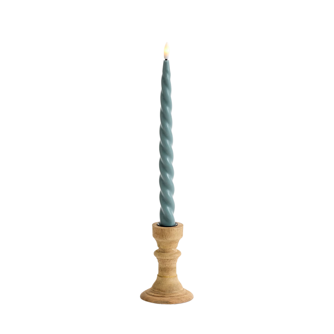 Pottery Barn, Flameless Spiral Taper Candle