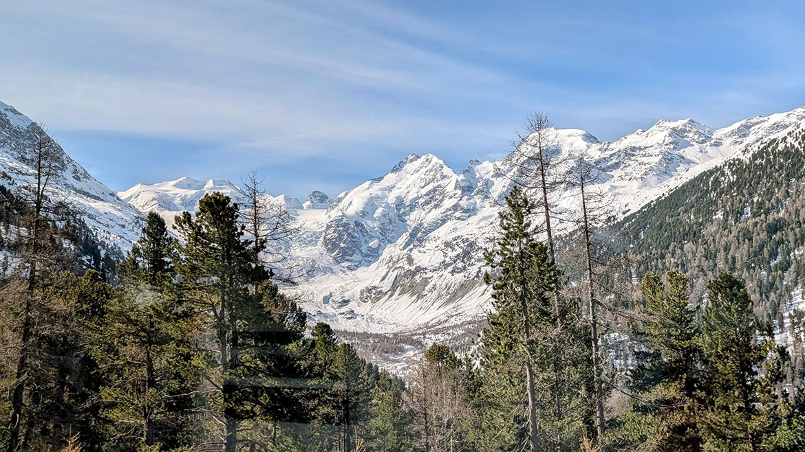 Travelling through the Swiss Alps