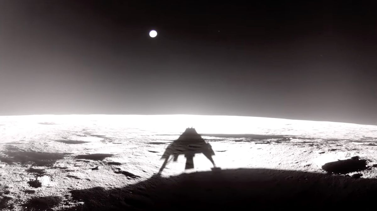 Touch down on the moon with private Blue Ghost lander in this amazing video