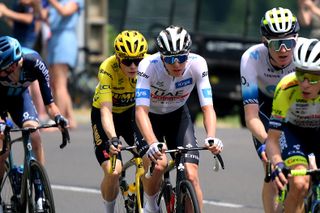 Tadej Pogacar and Jonas Vingegaard Tour de France 2023 stage 10