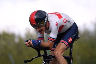 IMOLA ITALY SEPTEMBER 25 Geraint Thomas Wales of The United Kingdom during the 93rd UCI Road World Championships 2020 Men Elite Individual Time Trial a 317km race from Imola to Imola Autodromo Enzo e Dino Ferrari ITT ImolaEr2020 Imola2020 on September 25 2020 in Imola Italy Photo by Tim de WaeleGetty Images