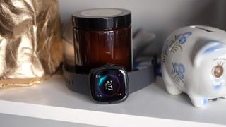 Fitbit Sense 2 being tested by Live Science contributor Andrew Williams