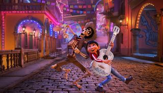 A still from the movie Coco