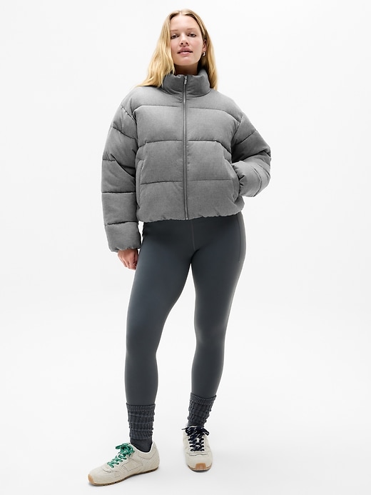 Halo Flannel Puffer Jacket