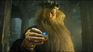 Durin III picks up one of the titular rings in Amazon's The Rings of Power season 2