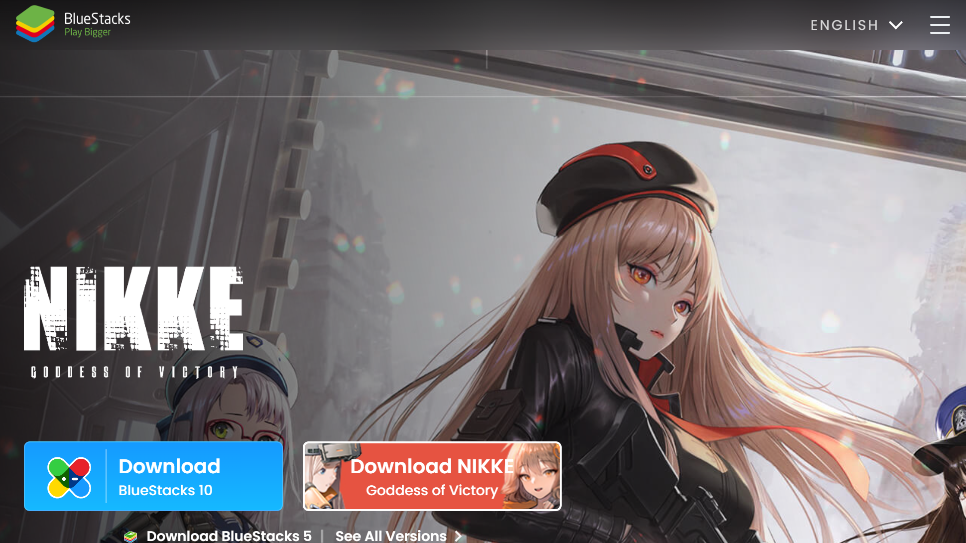 Tangkapan layar situs web untuk BlueStacks