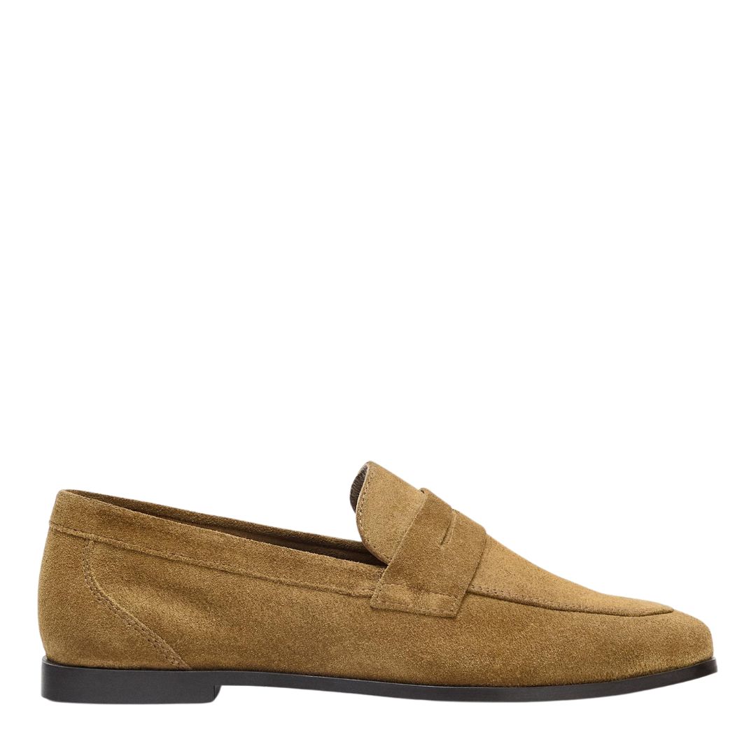 Zara Split Suede Loafers