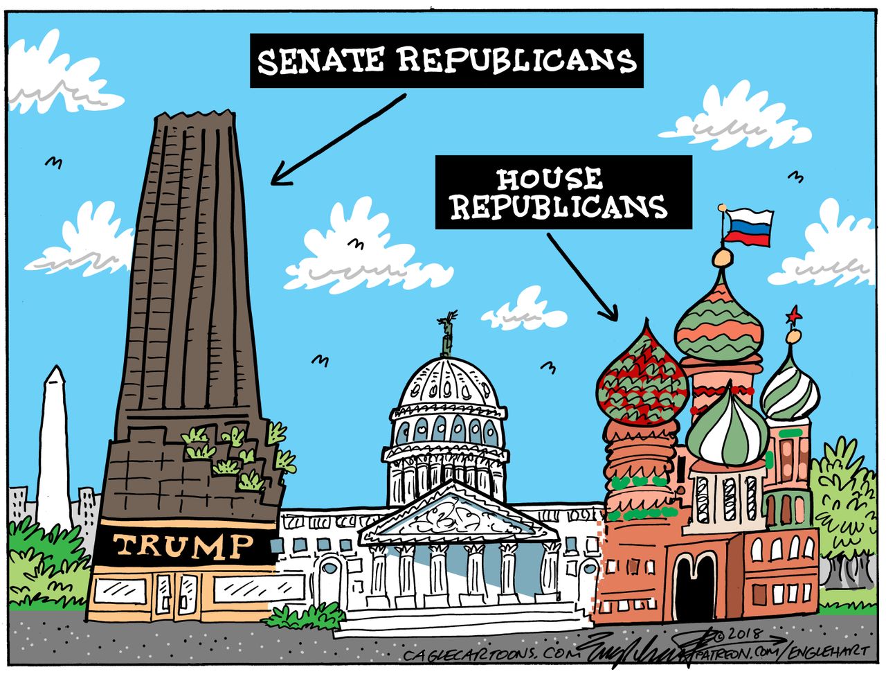 U.S. Capitol building senate house Republicans Russia Trump