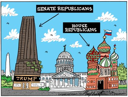 U.S. Capitol building senate house Republicans Russia Trump