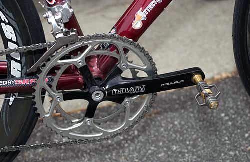 Truvativ's Rouleur one-piece forged aluminium crankarm.