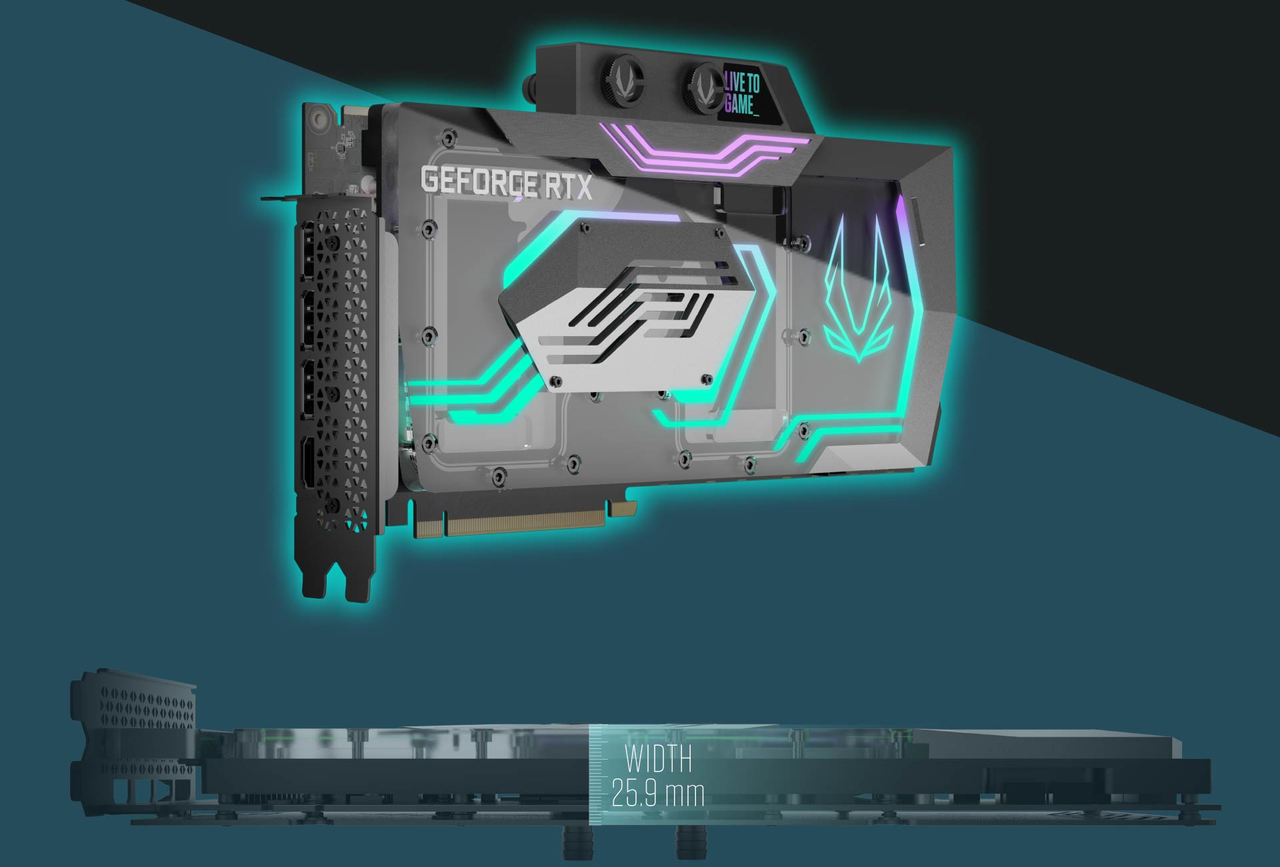 RTX 3090 zotac ArcticStorm 水冷 Zotac Unveils GeForce RTX 3090 ArcticStorm: 16+4-Phase VRM & Water