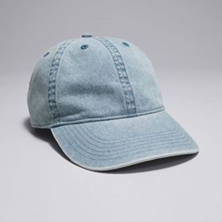 denim baseball cap