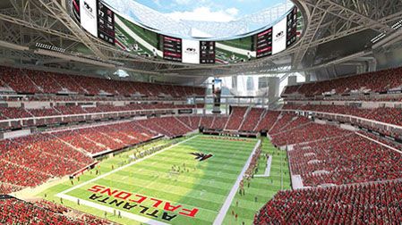 Falcons Debut 'Halo Board'