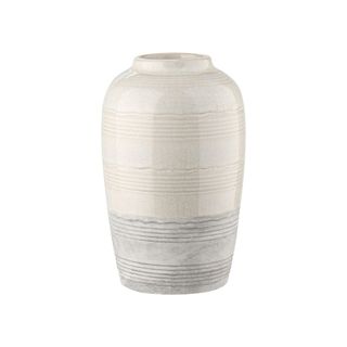 large ceramic vase with ombre effect