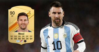 EA Sports FC 24 best free-kick takers: Lionel Messi of Argentina looks on during the FIFA World Cup 2026 Qualifier match between Argentina and Ecuador at Estadio Más Monumental Antonio Vespucio Liberti on September 07, 2023 in Buenos Aires, Argentina.