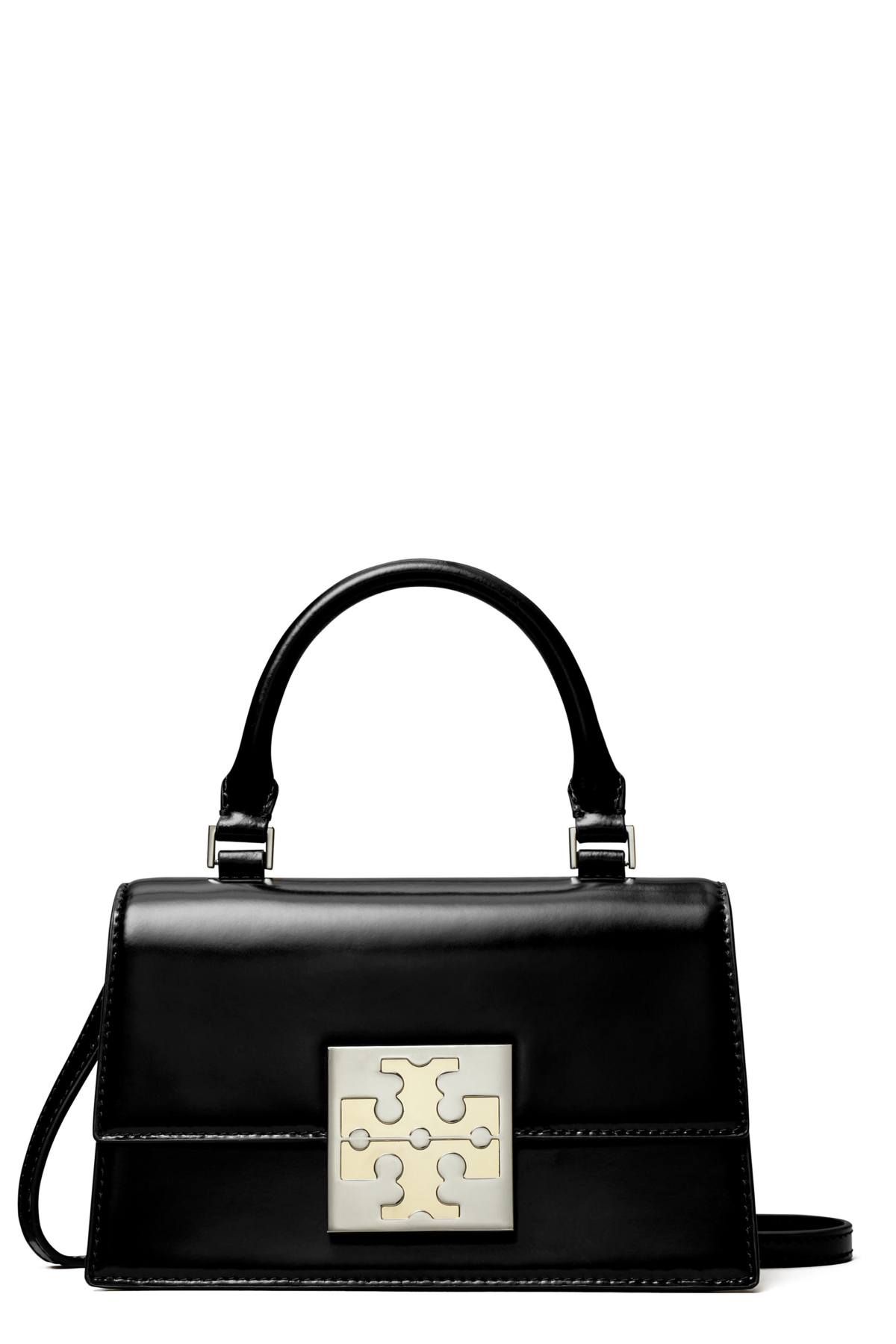 Tory Burch Bon Bon Spazzolato Mini Top-Handle Bag