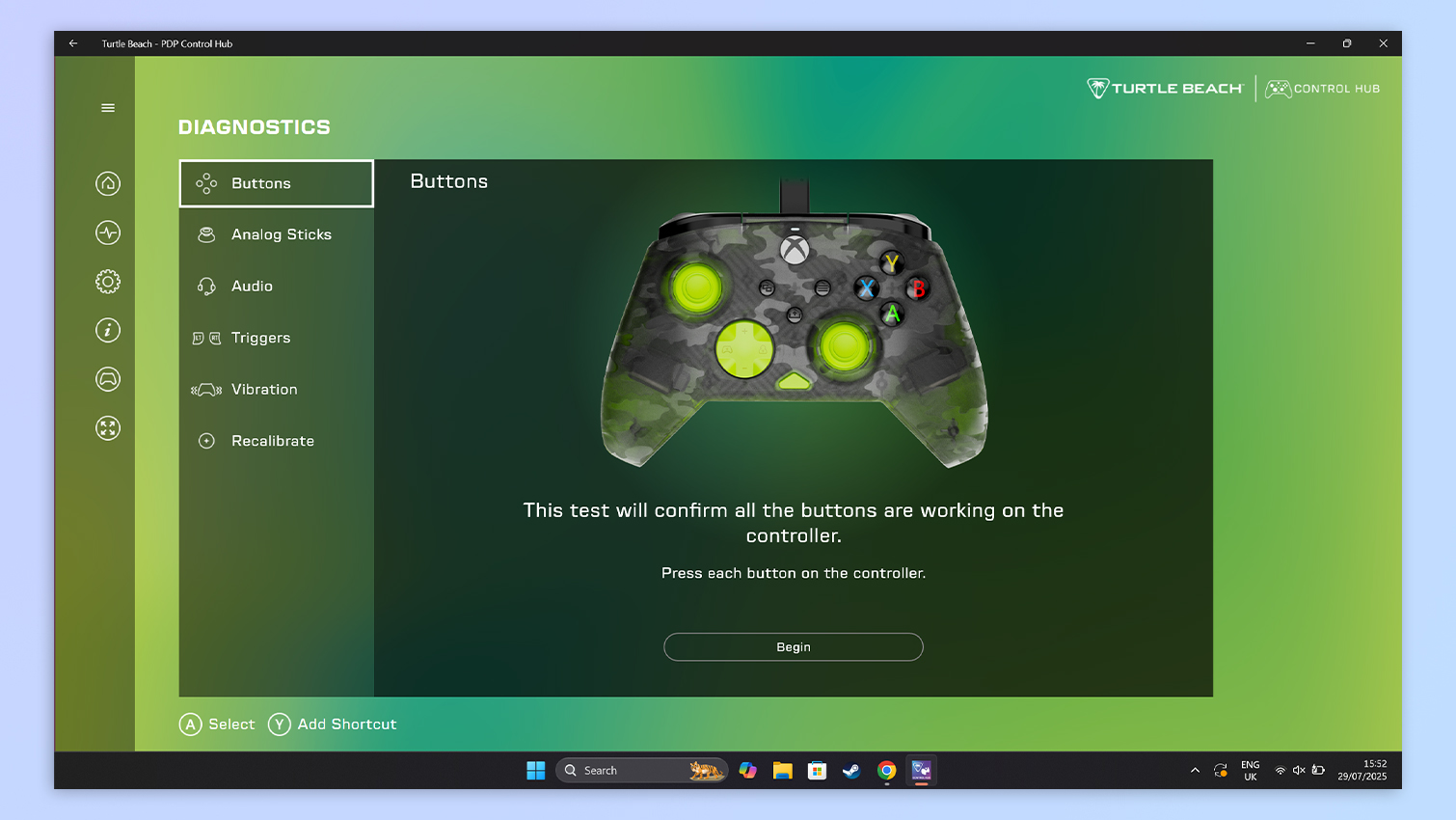 Turtle Beach PDP Control Hub screenshot