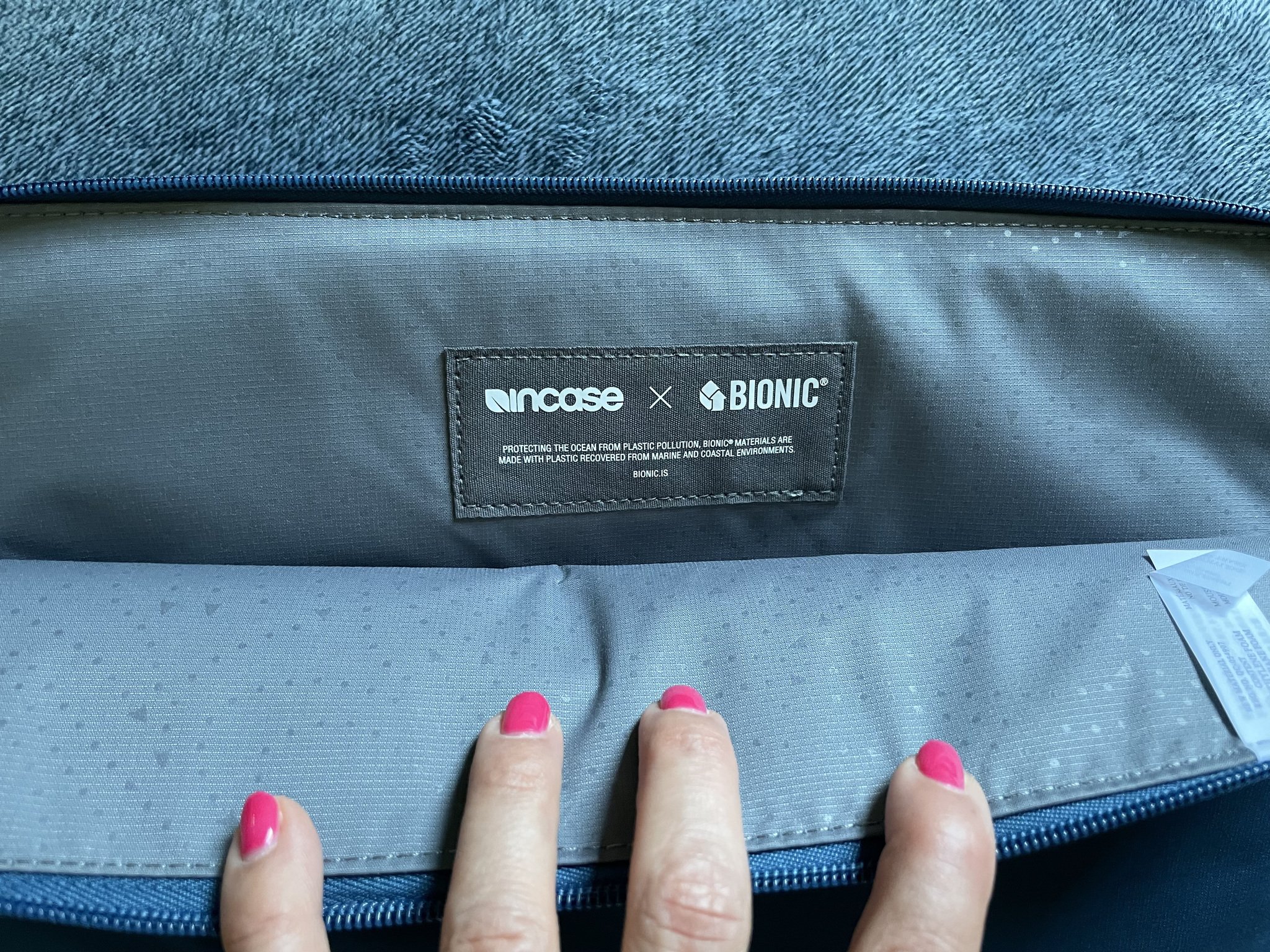Incase Compact Sleeve w/BIONIC® review: MacBook sleeve made from ...