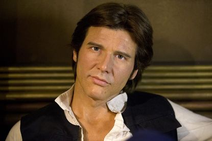 A wax figure of Han Solo