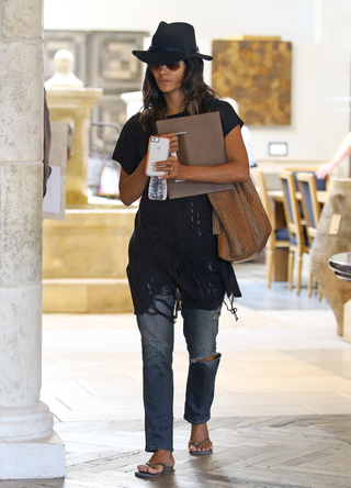 Halle Berry is seen at the tile shop on October 10, 2014 in Los Angeles, California